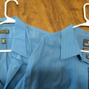 Men's dress shirts short sleeves like new